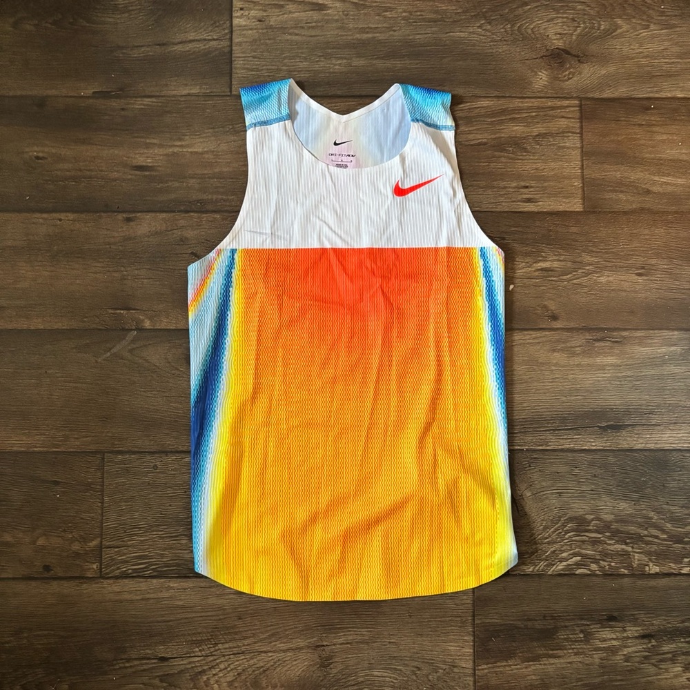 Nike Men's 2025 Pro Elite Running Middle Distance Singlet Size Large FZ6869-731